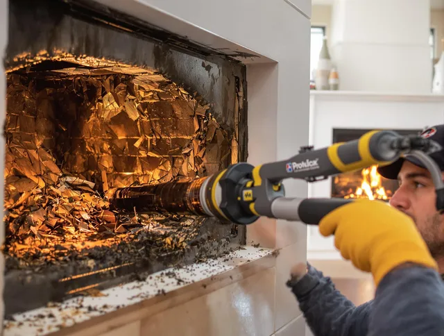 Professional chimney cleaning by East Haven Chimney Sweep in East Haven, CT