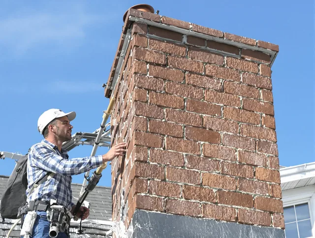 Brickwork for a chimney rebuild by East Haven Chimney Sweep in East Haven, CT