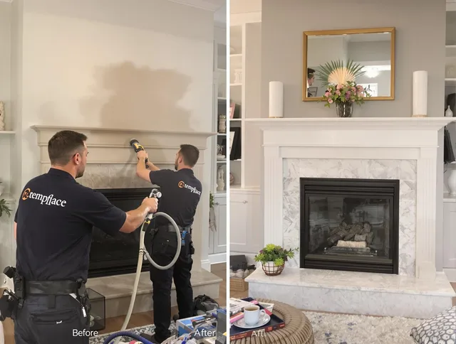 Professional soot removal by East Haven Chimney Sweep team in East Haven, CT